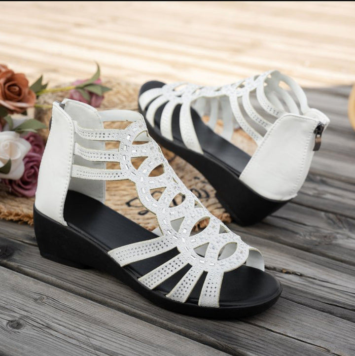 BEAUMONT NICE | SANDALE COMPENSÉE CHIC POUR FEMME
