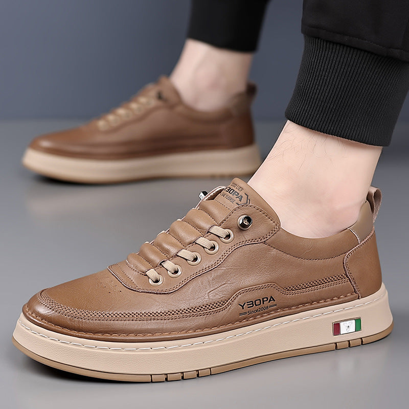 GENUINE LEATHER SNEAKERS FOR MEN