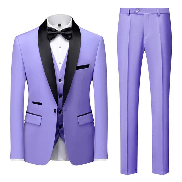 SLIM FIT THREE-PIECE SUIT FOR MEN