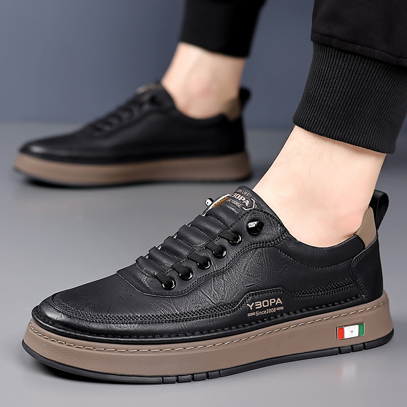 GENUINE LEATHER SNEAKERS FOR MEN