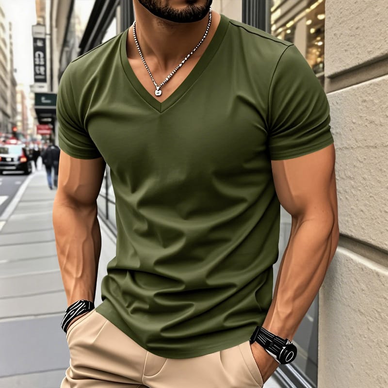 V-NECK SHIRT FOR MEN