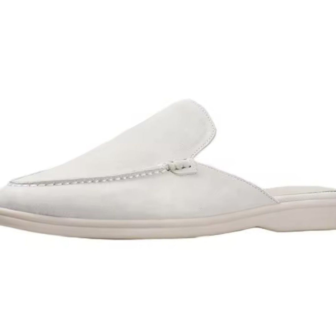 OPEN-BACK SUEDE MULES FOR MEN