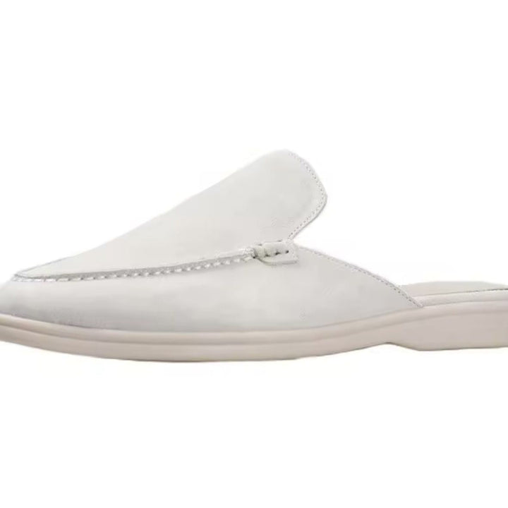 OPEN-BACK SUEDE MULES FOR MEN