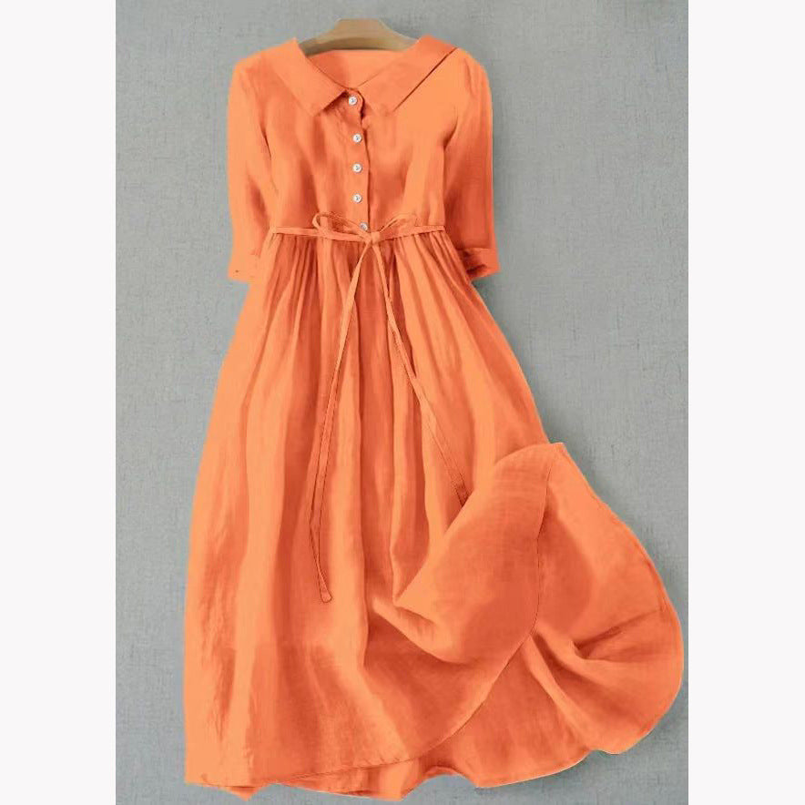 BEAUMONT NICE | ROBE D'ÉTÉ EN LIN POUR FEMME