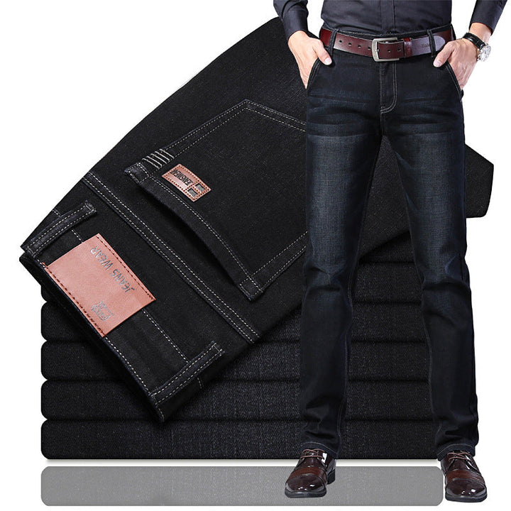 WASHED DENIM JEANS FOR MEN