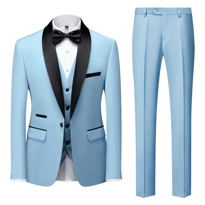 SLIM FIT THREE-PIECE SUIT FOR MEN