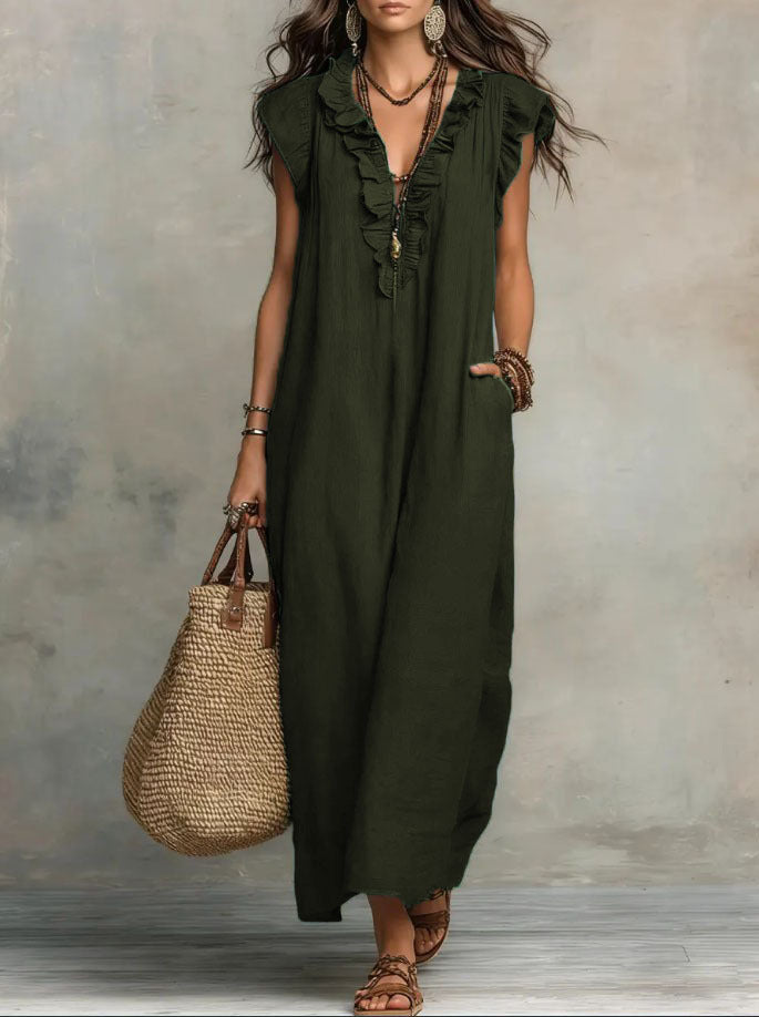 BEAUMONT NICE | ROBE BOHÉMIENNE CHIC ET FLUIDE POUR FEMMES