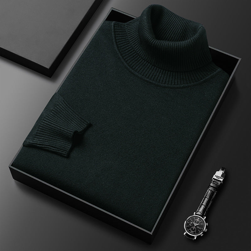 TEXTURED TURTLENECK KNIT FOR MEN