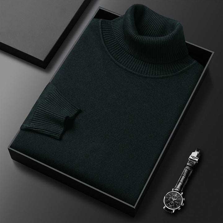 TEXTURED TURTLENECK KNIT FOR MEN