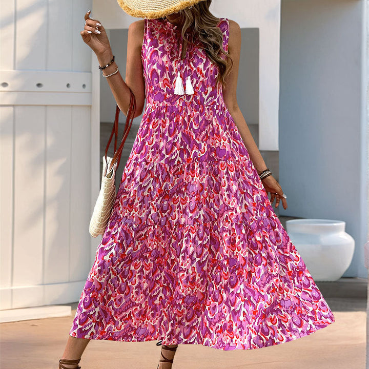 BEAUMONT NICE | ROBE MIDI VIBRANTE POUR FEMMES