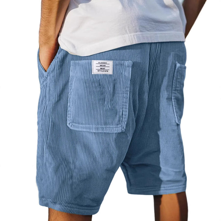 RELAXED VELVET SHORTS FOR MEN