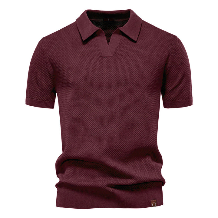 OPEN-COLLAR POLO FOR MEN