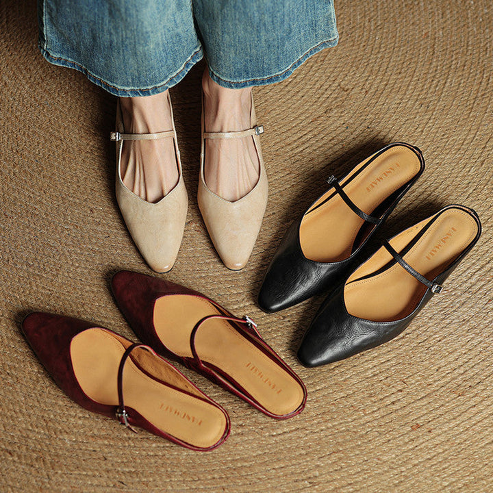BEAUMONT NICE | MULES À POINTE POUR FEMMES