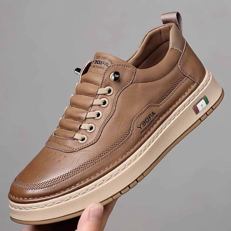 GENUINE LEATHER SNEAKERS FOR MEN