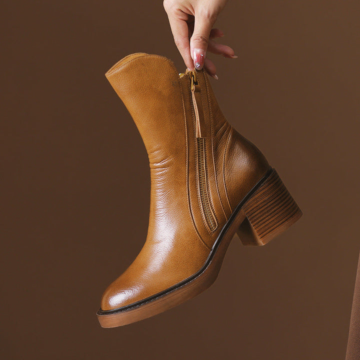 BEAUMONT NICE | BOTTINES À TALON BLOQUÉ POUR FEMMES