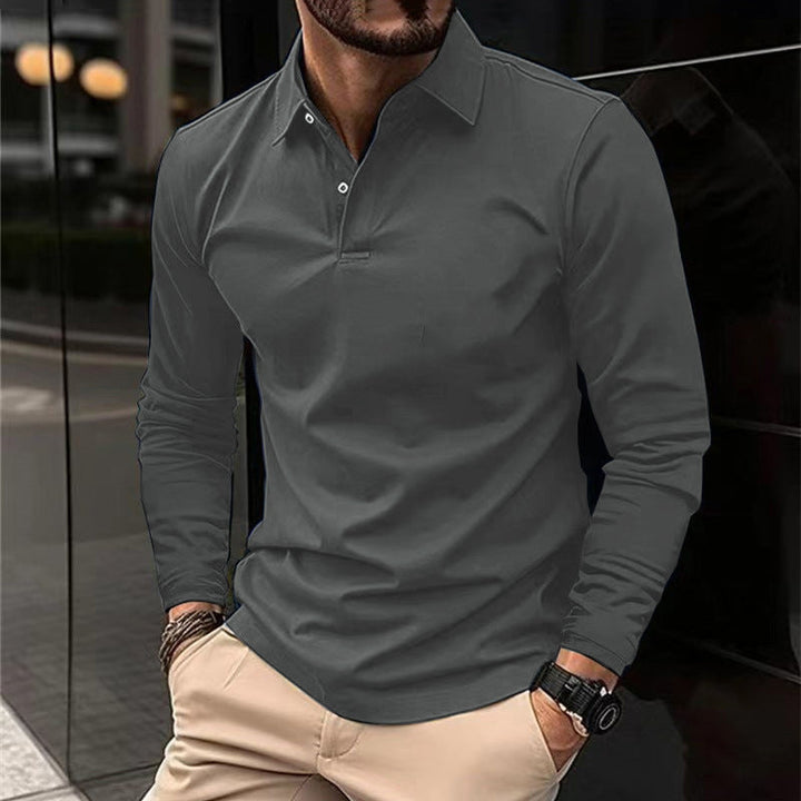 STRETCH LONG SLEEVE T-SHIRT FOR MEN