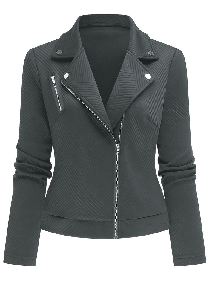 BEAUMONT NICE | VESTE BIKER GÉOMÉTRIQUE POUR FEMMES