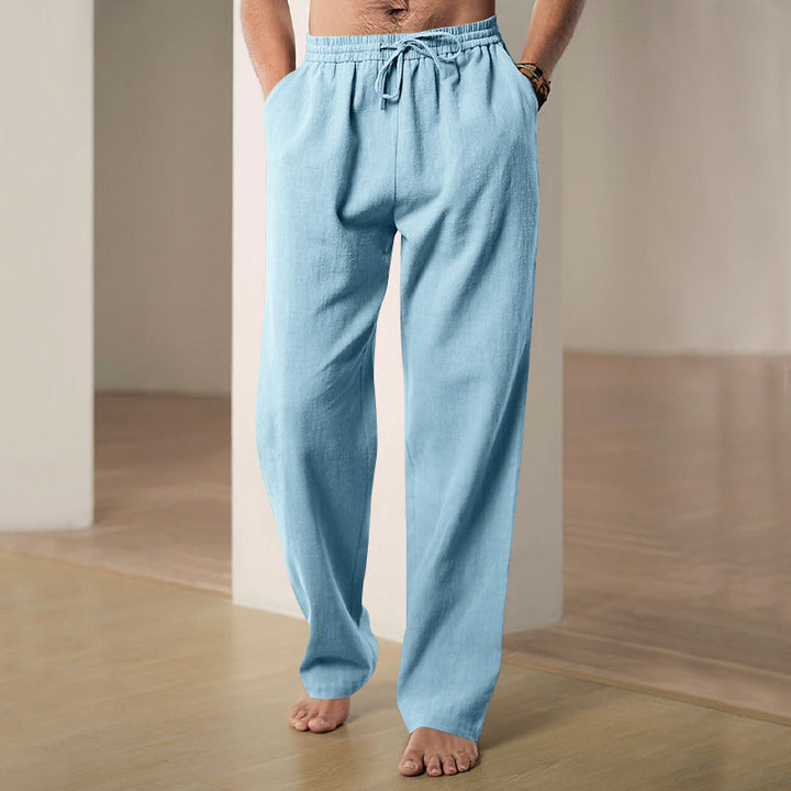 RELAXED WIDE LEG TROUSERS FOR MEN