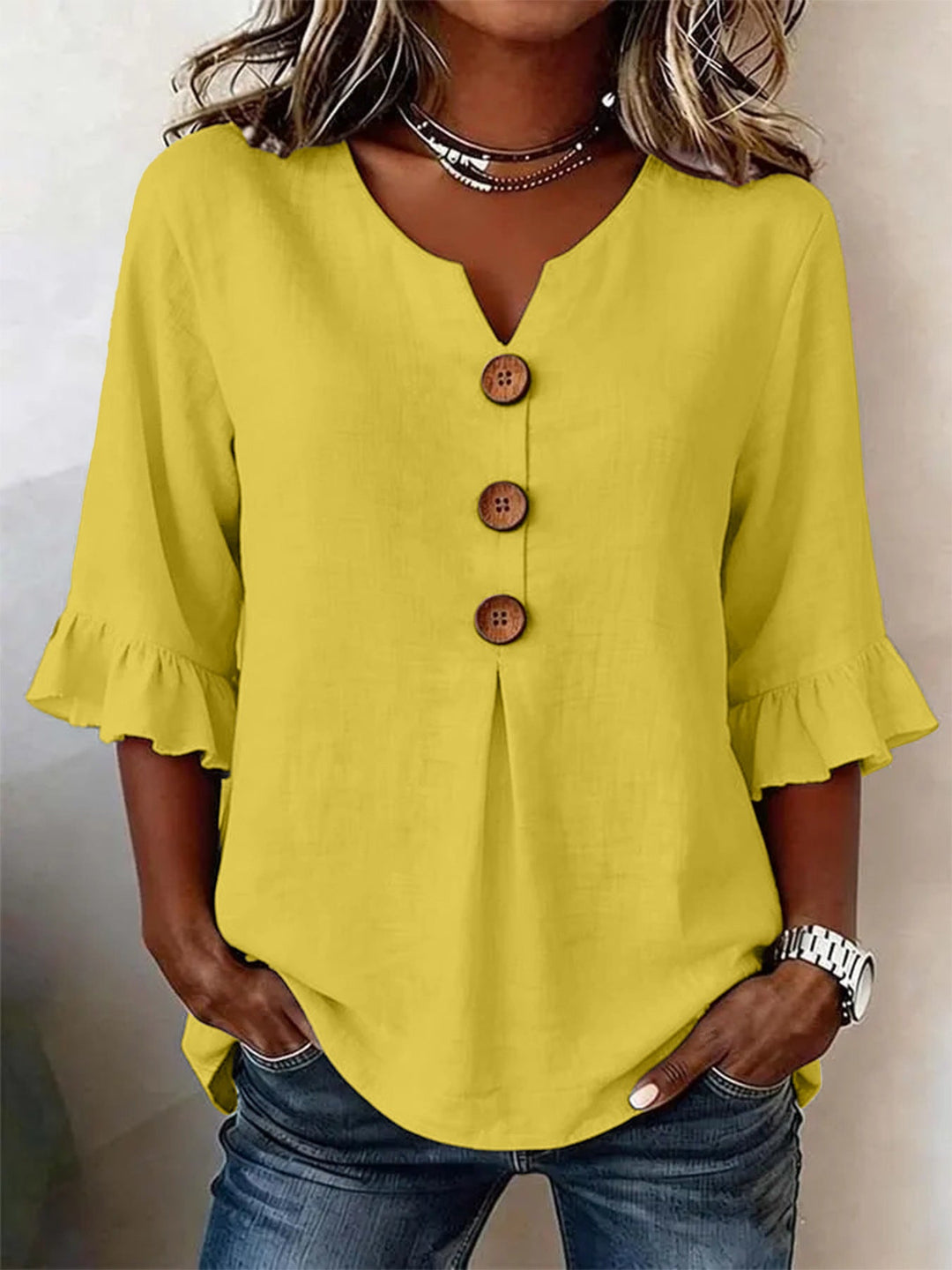 BEAUMONT NICE | BLOUSE À VOLANTS ROMANTIQUE POUR FEMMES
