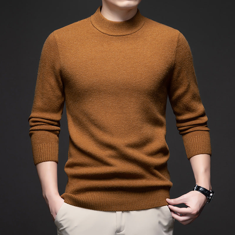 RIBBED HIGH NECK SWEATER FOR MEN