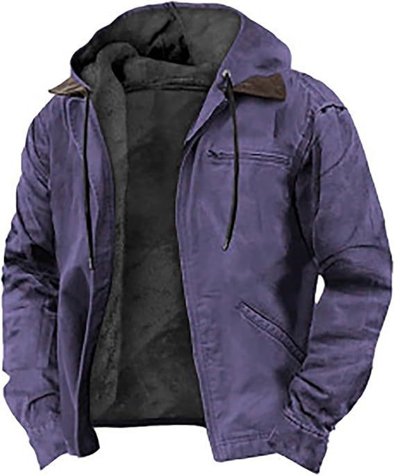 FLEECE LINED JACKET FOR MEN