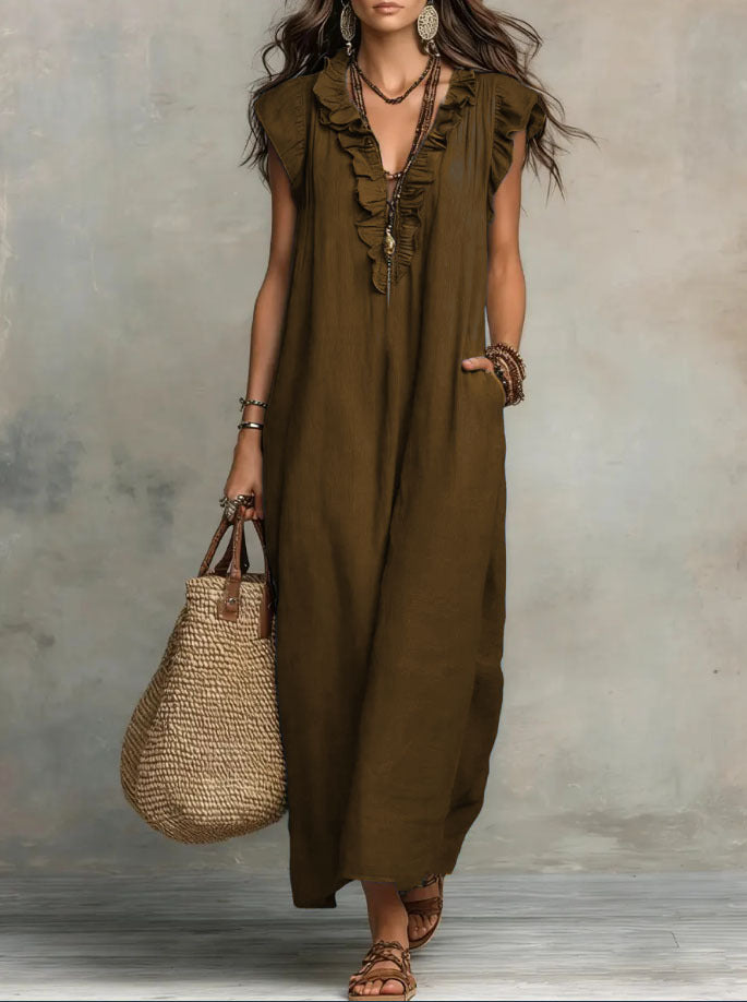 BEAUMONT NICE | ROBE BOHÉMIENNE CHIC ET FLUIDE POUR FEMMES
