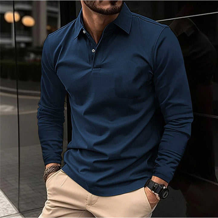 STRETCH LONG SLEEVE T-SHIRT FOR MEN