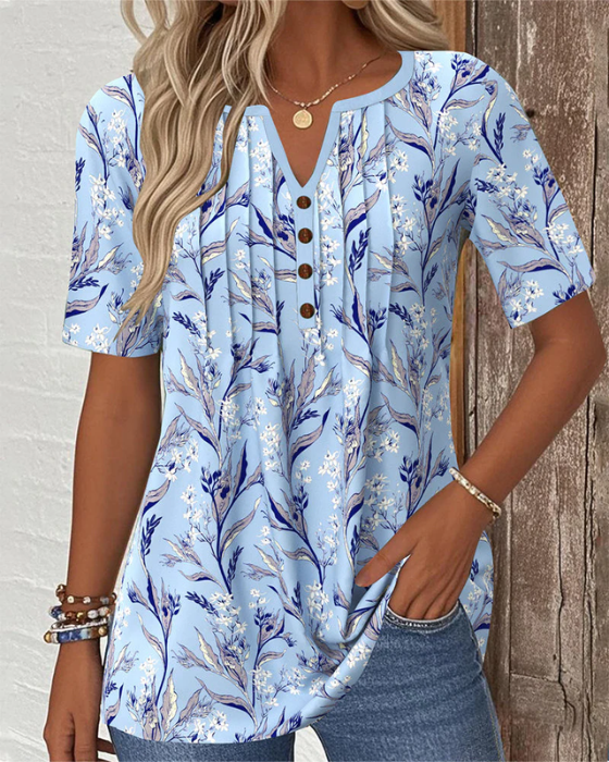 BEAUMONT NICE | BLOUSE IMPRIMÉE QUOTIDIEN POUR FEMME