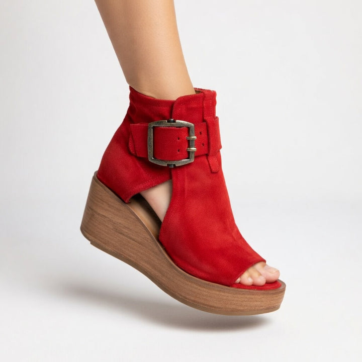 BEAUMONT NICE | BOTTINES COMPENSÉES OUVERTES POUR FEMMES