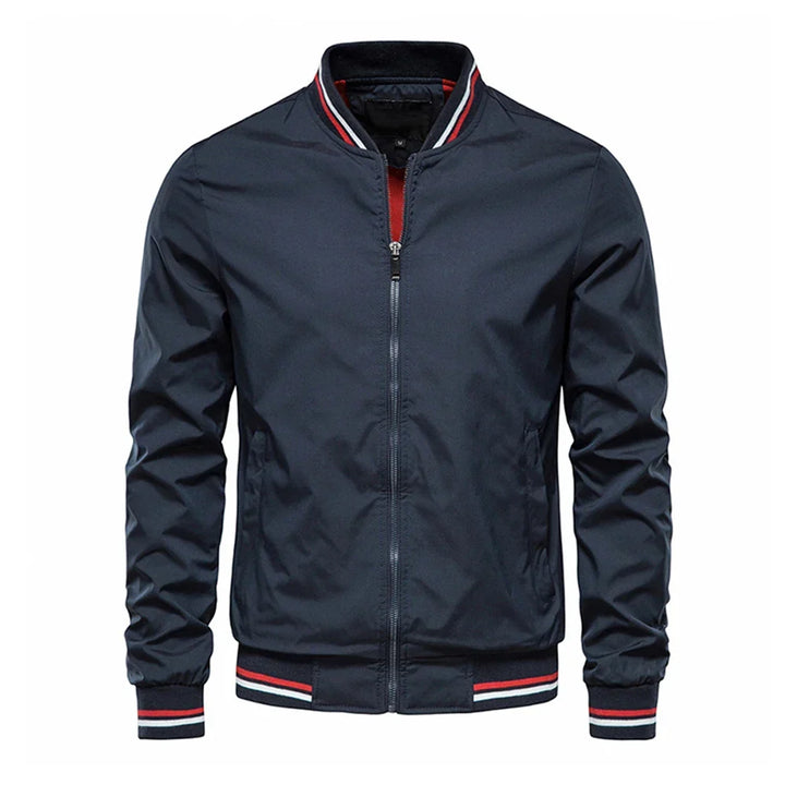 CONTRAST BOMBER JACKET FOR MEN