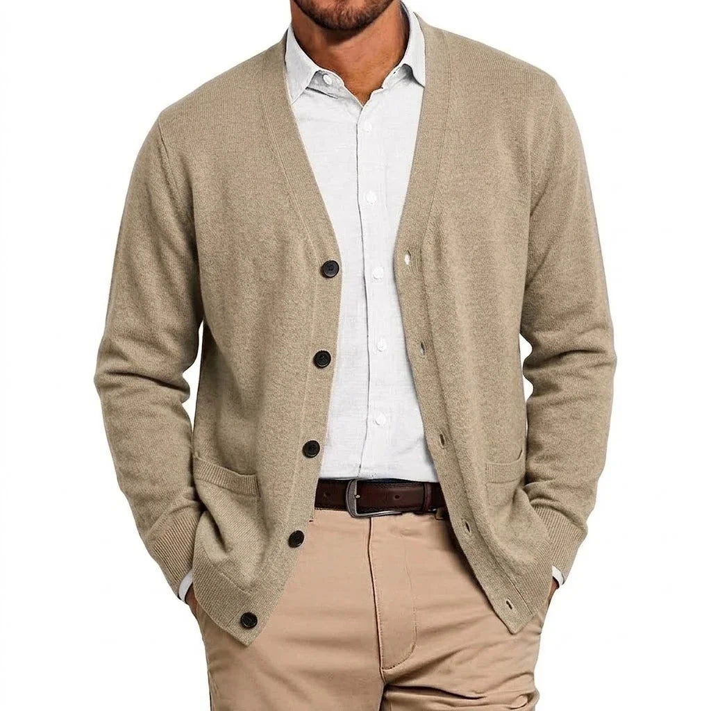 KNIT MANDARIN COLLAR BLAZER FOR MEN
