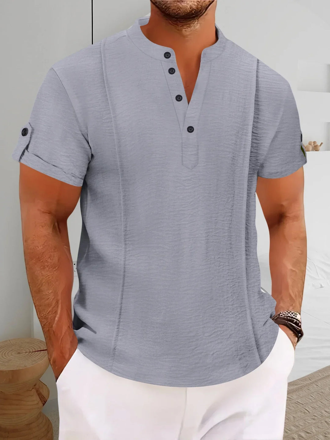 RANGE COLLAR SHIRT FOR MEN