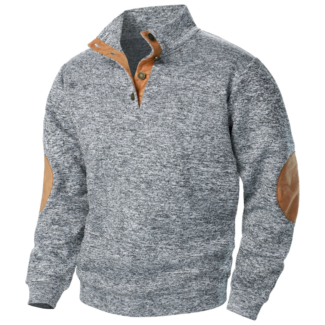 PULLOVER WITH HALF-ZIP FOR MEN
