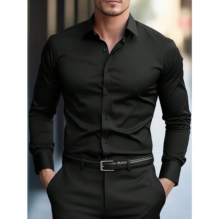 ELASTIC BUSINESS SHIRT FOR MEN