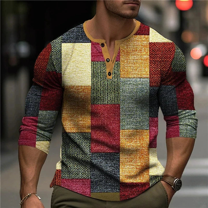 COLOURFUL 3D PRINT SHIRT FOR MEN