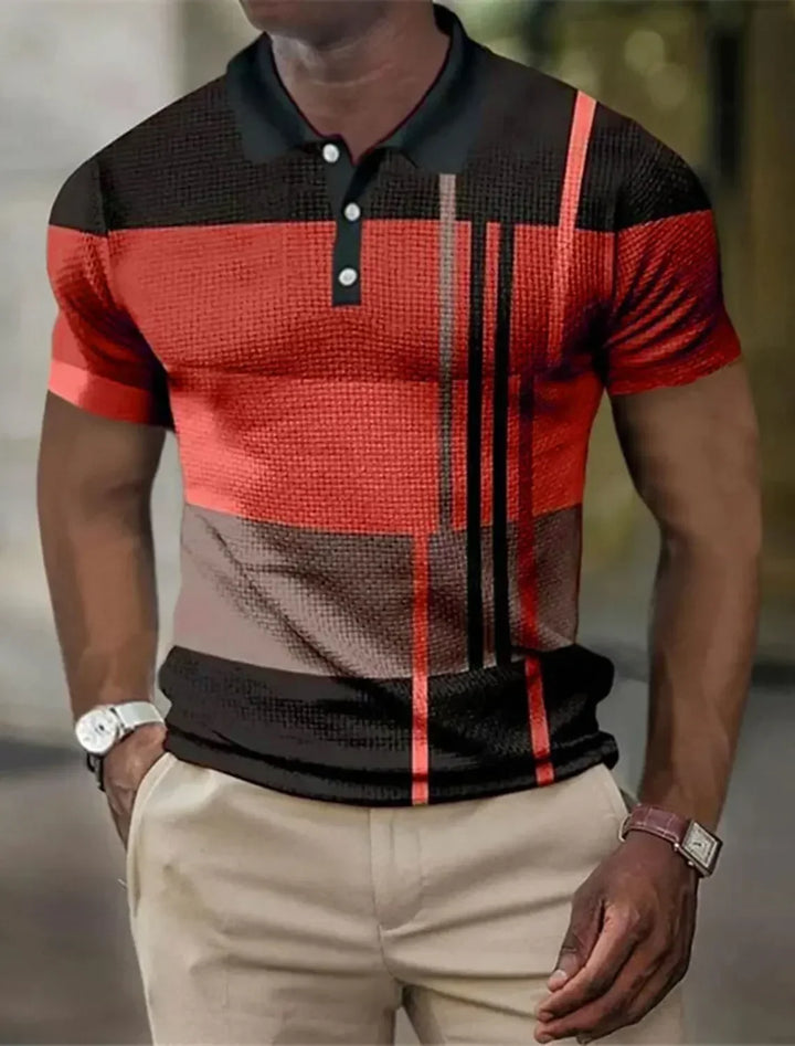 STRIPED POLO SHIRT FOR MEN