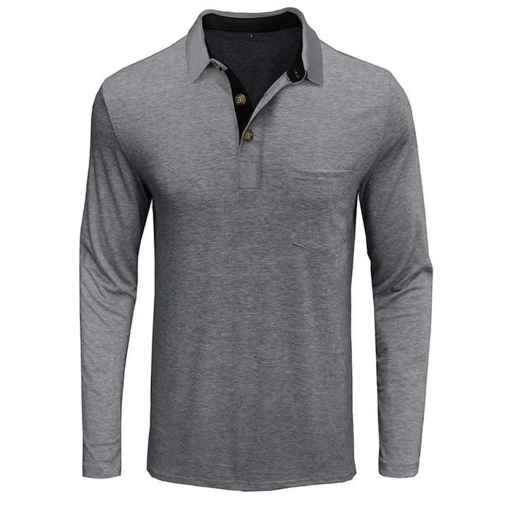 CLASSIC LONG SLEEVE POLO FOR MEN