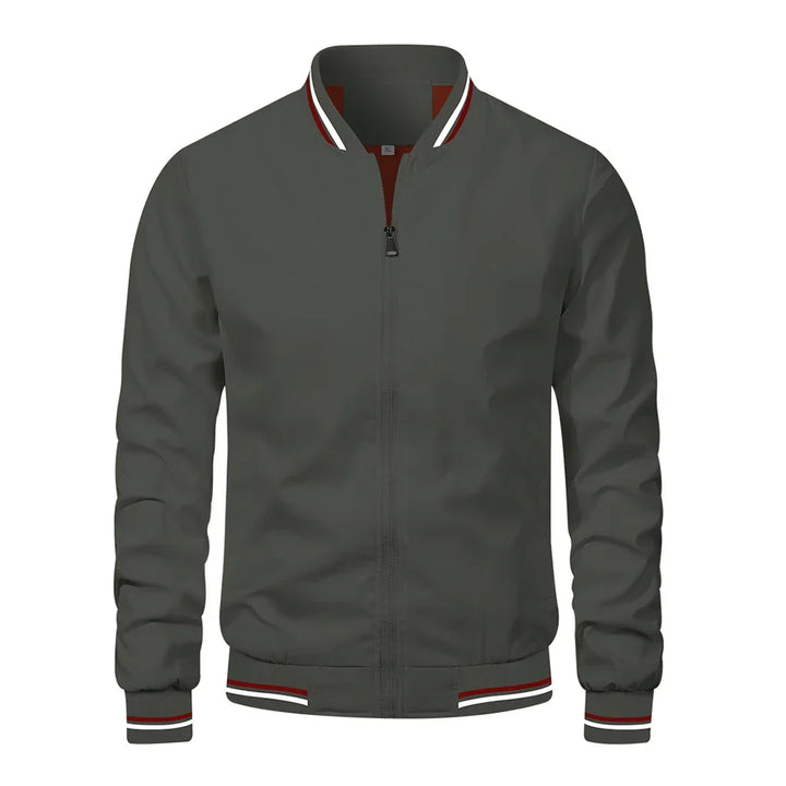 CONTRAST BOMBER JACKET FOR MEN