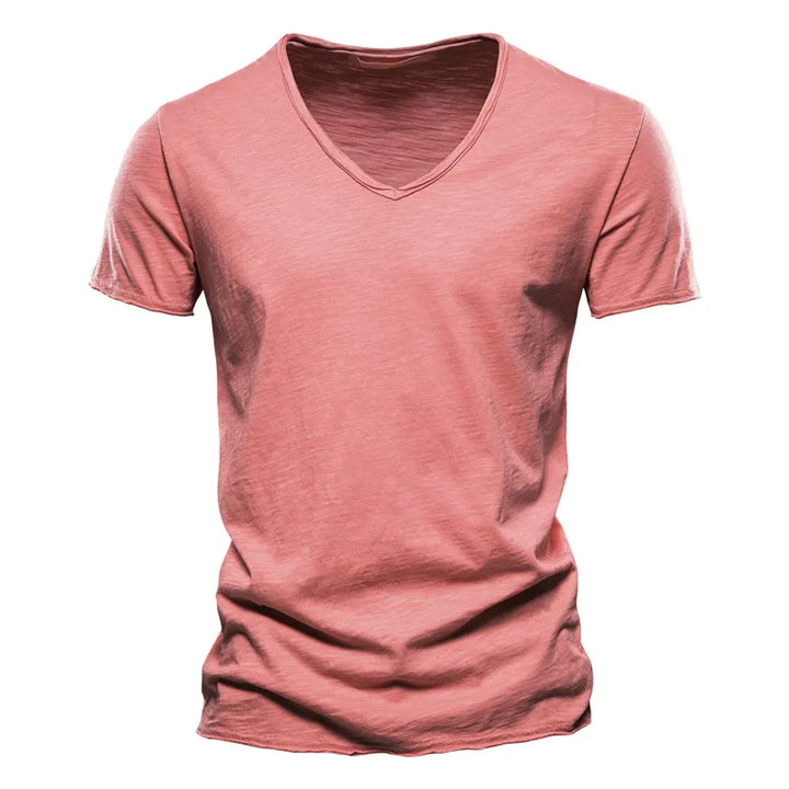 RIBBED SUMMER T-SHIRT FOR MEN