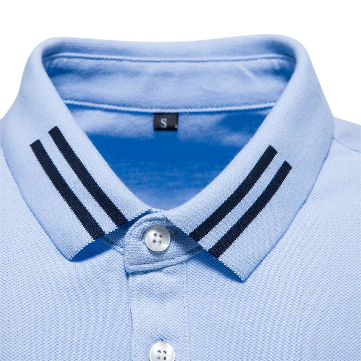 CONTRAST PIQUE POLO FOR MEN