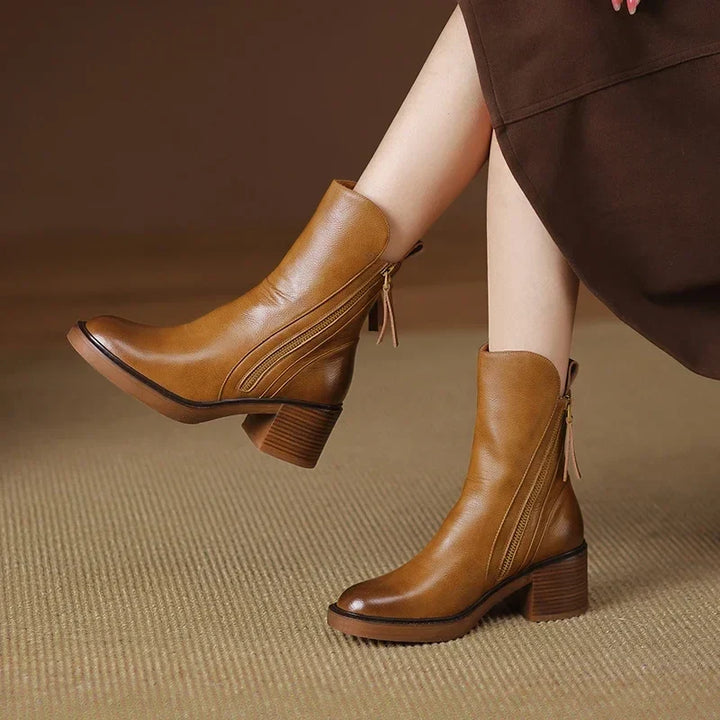 BEAUMONT NICE | BOTTINES À TALON BLOQUÉ POUR FEMMES