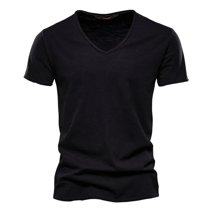 RIBBED SUMMER T-SHIRT FOR MEN