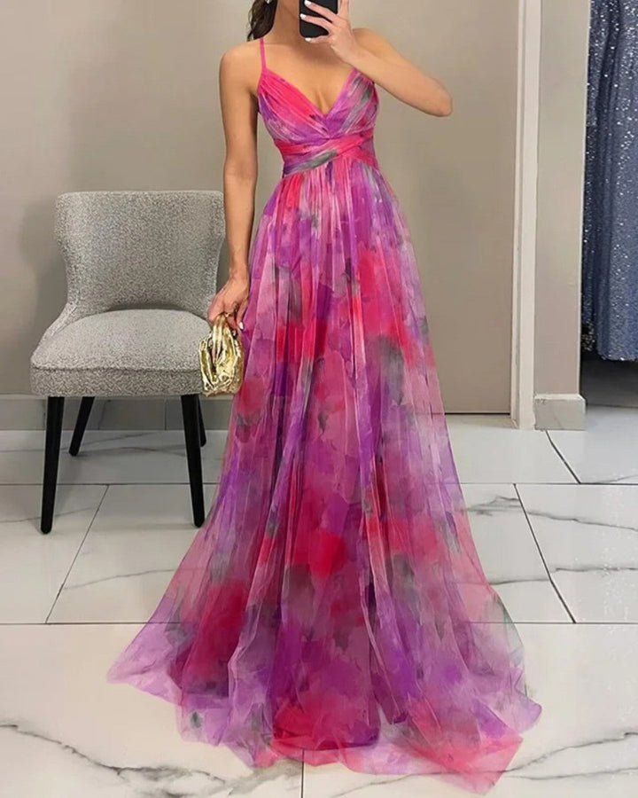 BEAUMONT NICE | ROBE MAXI FLORALE POUR FEMMES