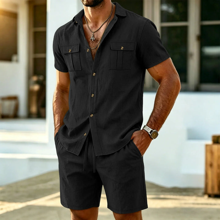 RELAXED TWO-PIECE SET FOR MEN