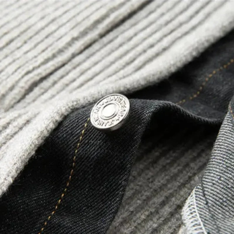 MERINO WOOL CARDIGAN JACKET FOR MEN