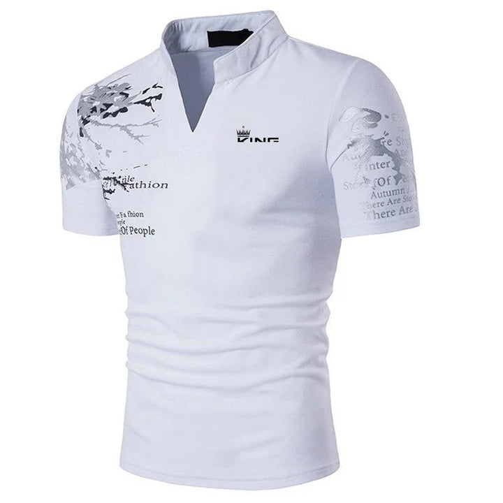 BOLD GRAPHIC POLO SHIRT FOR MEN