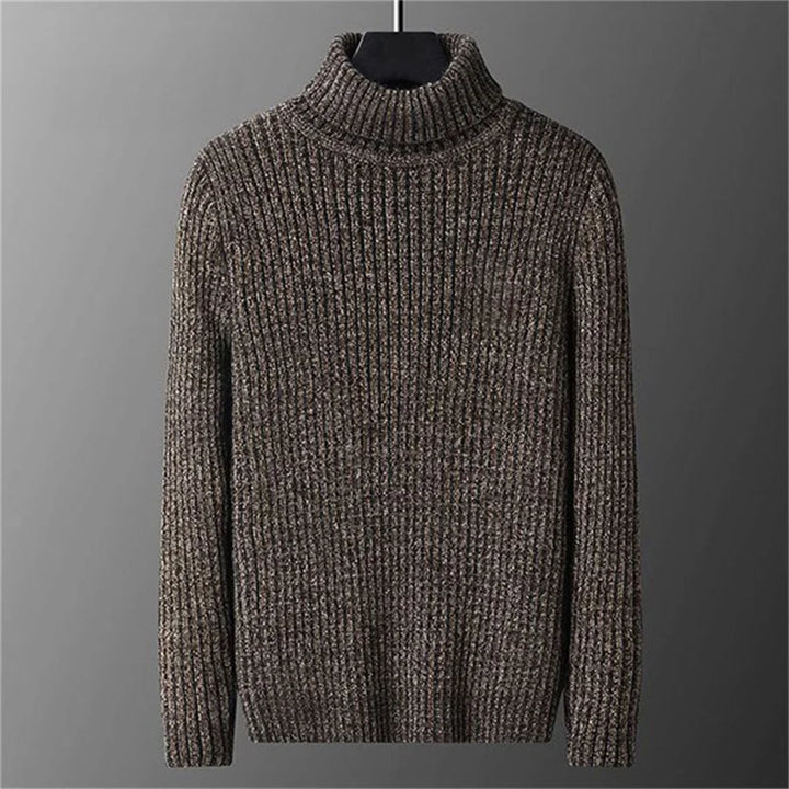 ROLLED COLLAR PULLOVER FOR MEN