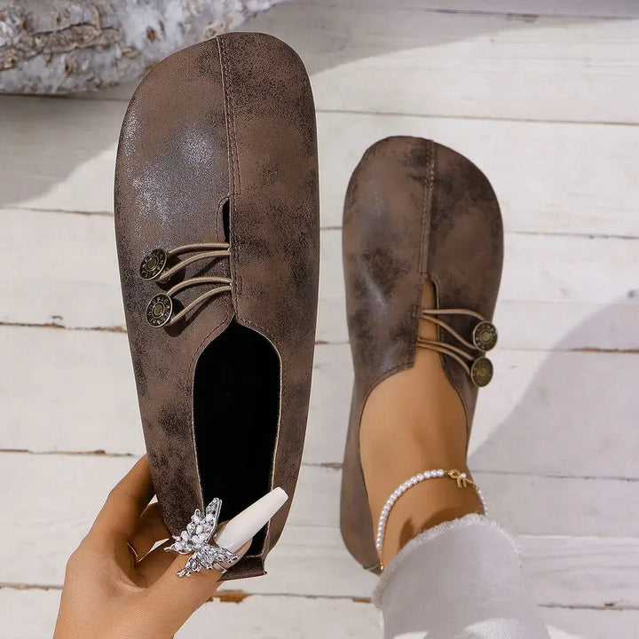 BEAUMONT NICE | CHAUSSURES MOCASSINS BOUTON POUR FEMMES