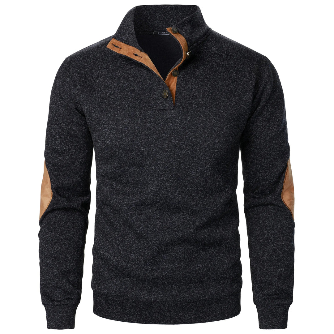 PULLOVER WITH HALF-ZIP FOR MEN