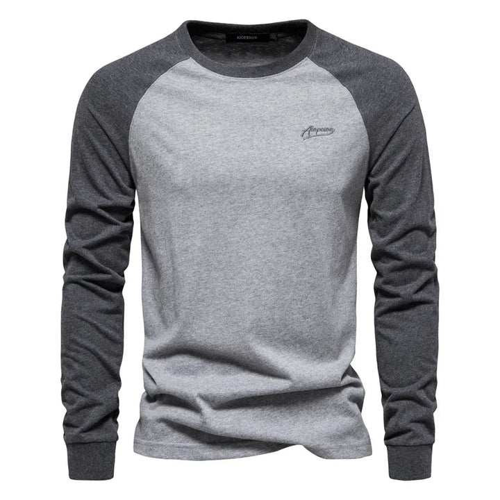 CONTRAST RAGLAN SHIRT FOR MEN